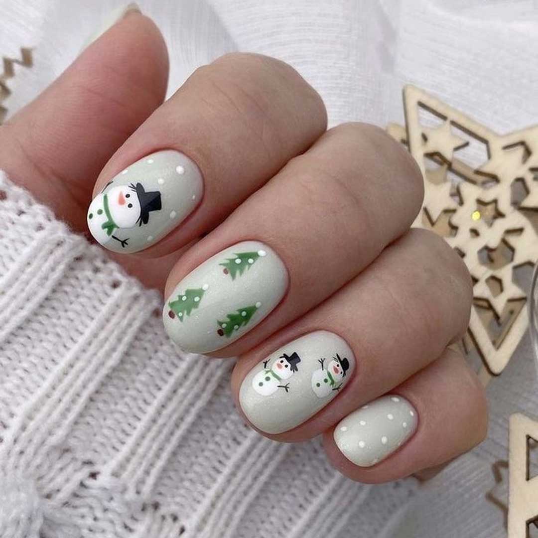 ناخن کریسمسی