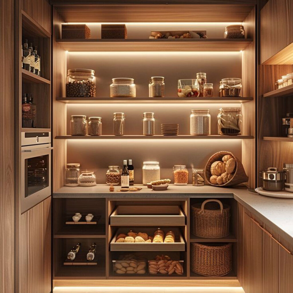  طراحی انباری آشپزخانه لوکس