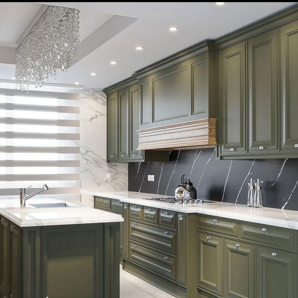 بهترین طراحی کابینت نئوکلاسیک