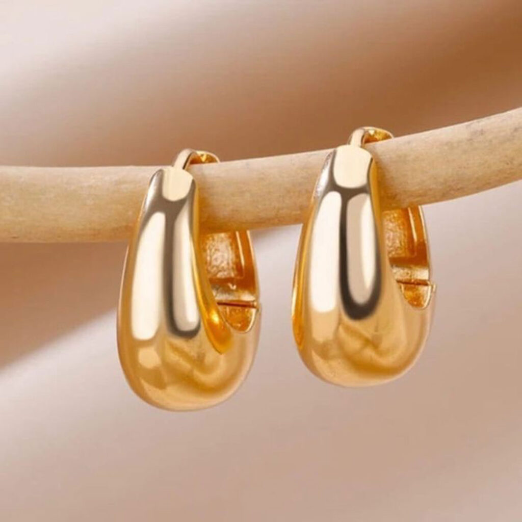 گوشواره حلقه ای ساده