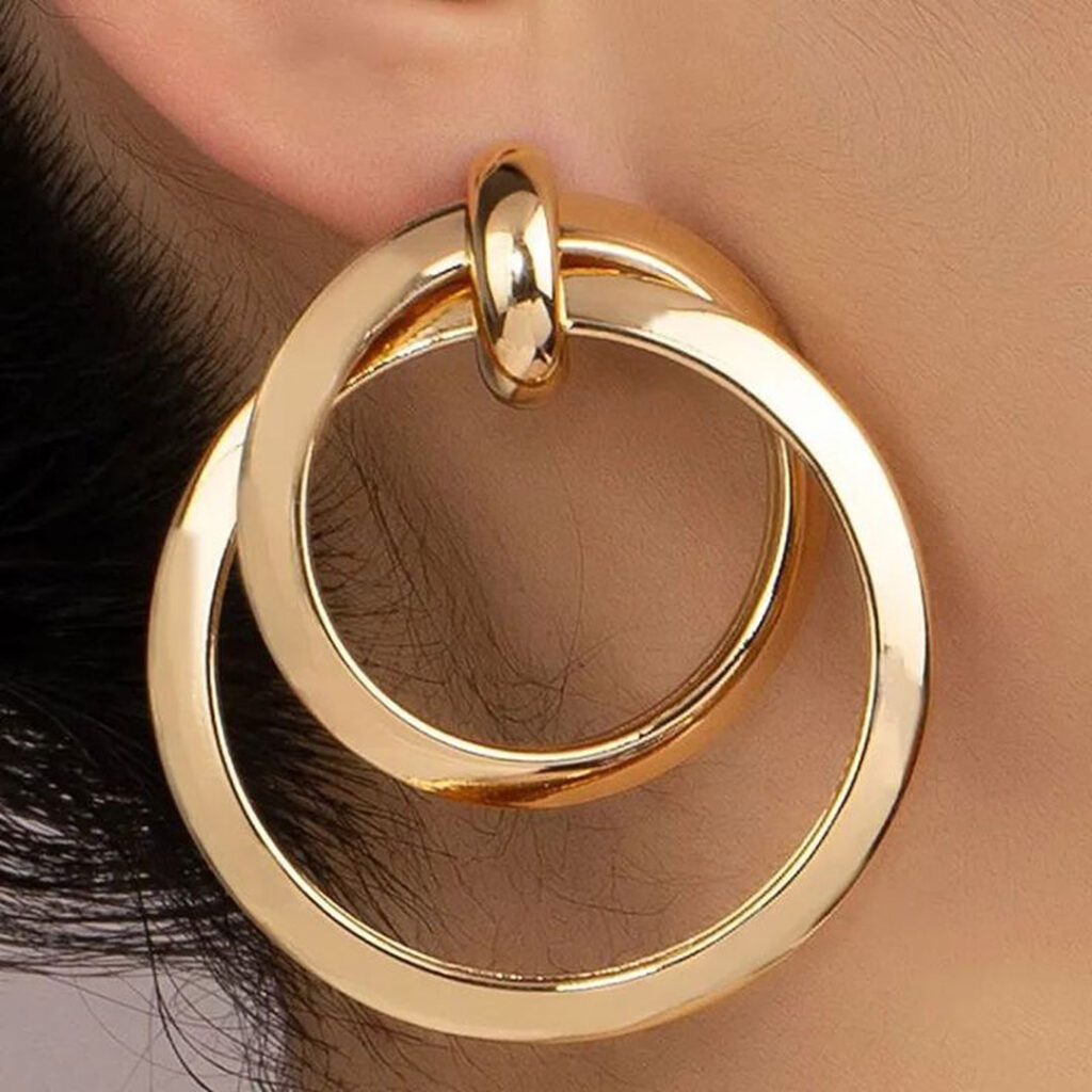 گوشواره حلقه ای مدرن