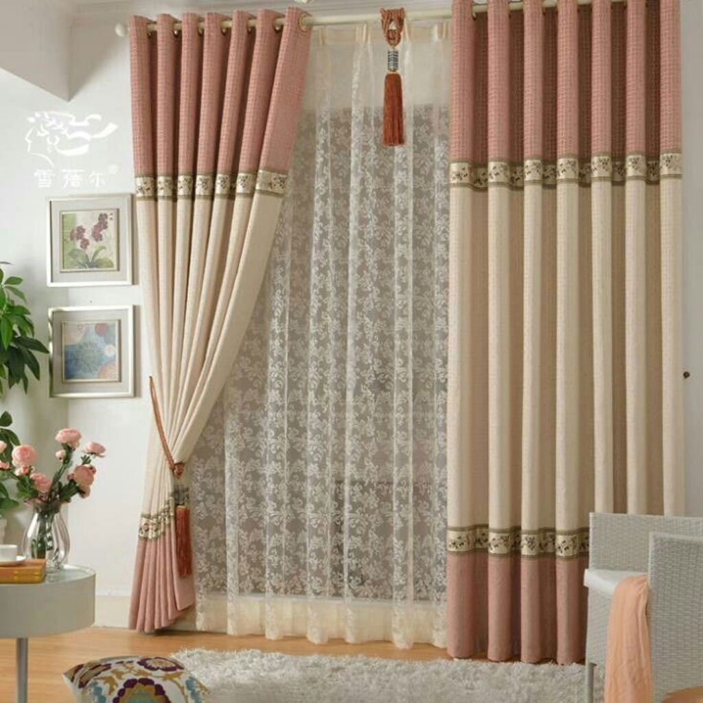 طراحی پرده مدرن و شیک برای نشیمن 