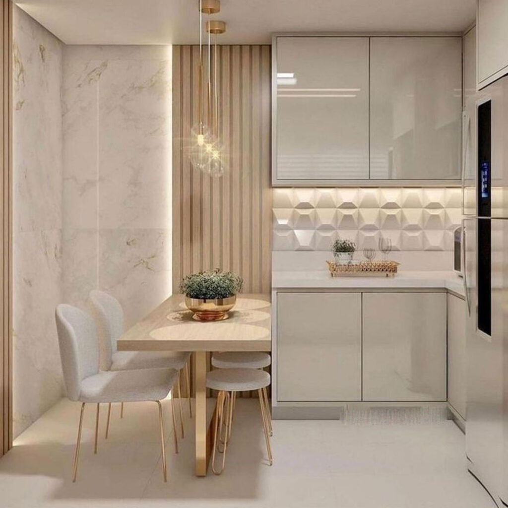 بهترین طراحی کابینت برای آشپزخانه کوچک