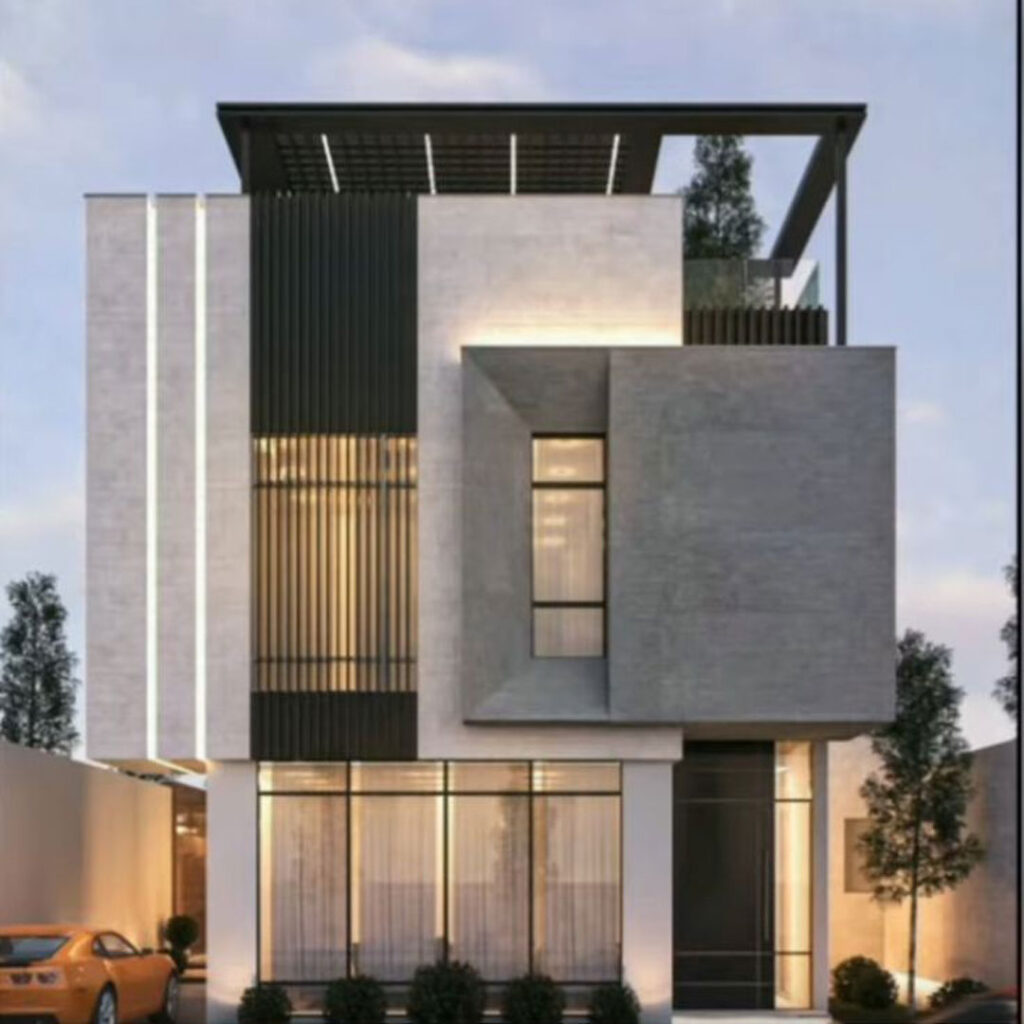 طراحی نمای ساختمان شیک