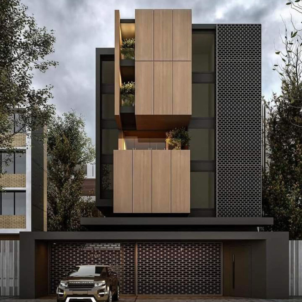 خاص ترین طراحی نمای ساختمان 