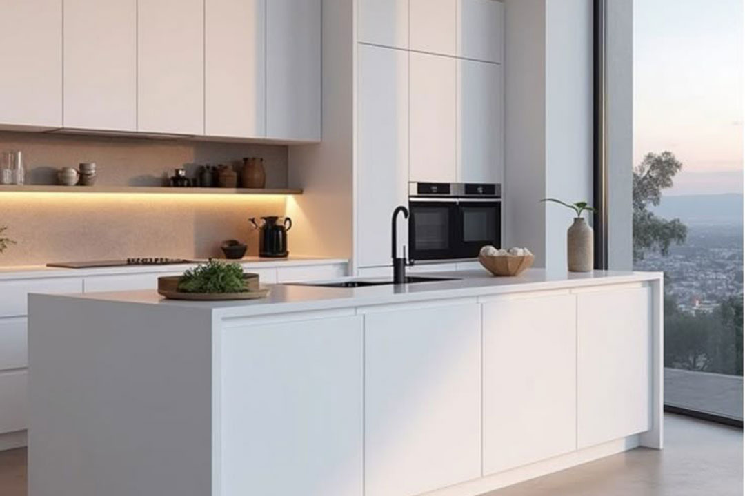 جدیدترین مدل های طراحی کابینت آشپزخانه سفید در ۲۰۲۶