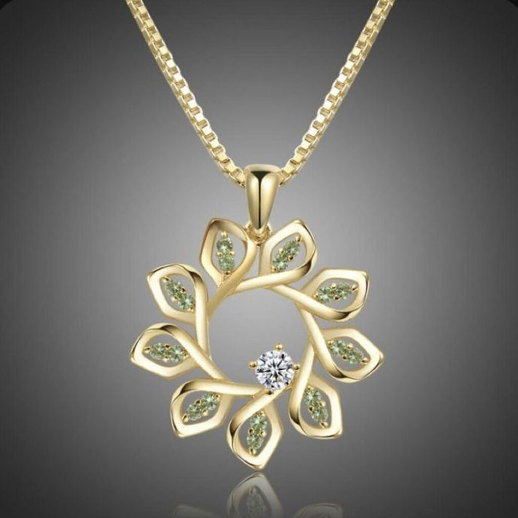 گردنبند طلا زنانه زیبا