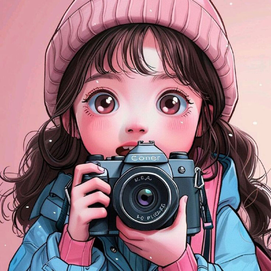 عکس پروفایل عکاسی کارتونی دخترانه جذاب