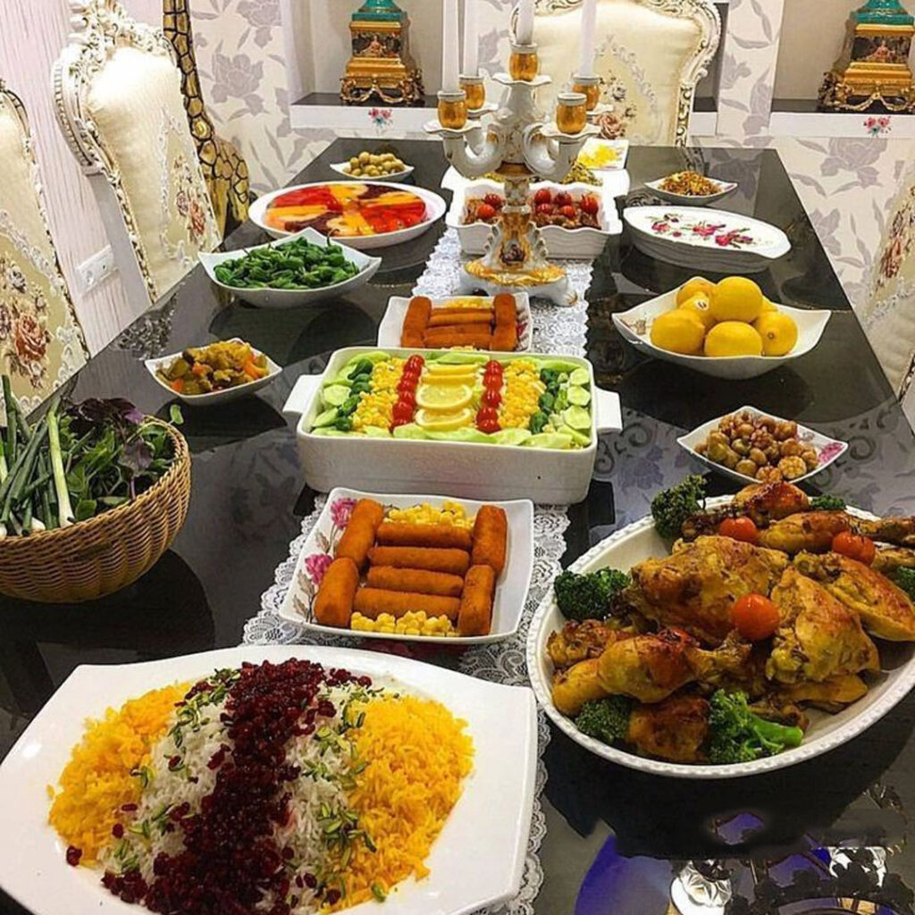 بهترین چیدمان میز افطاری