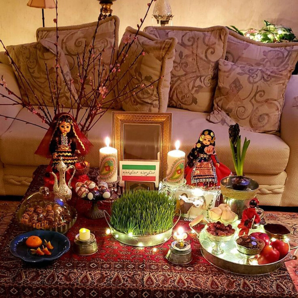 بهترین چیدمان سفره هفت سین 