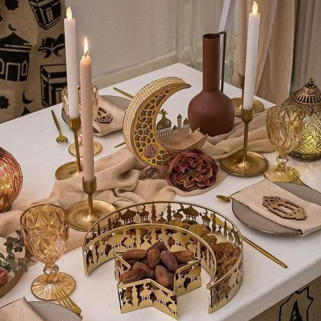  دکور سفره افطاری شیک