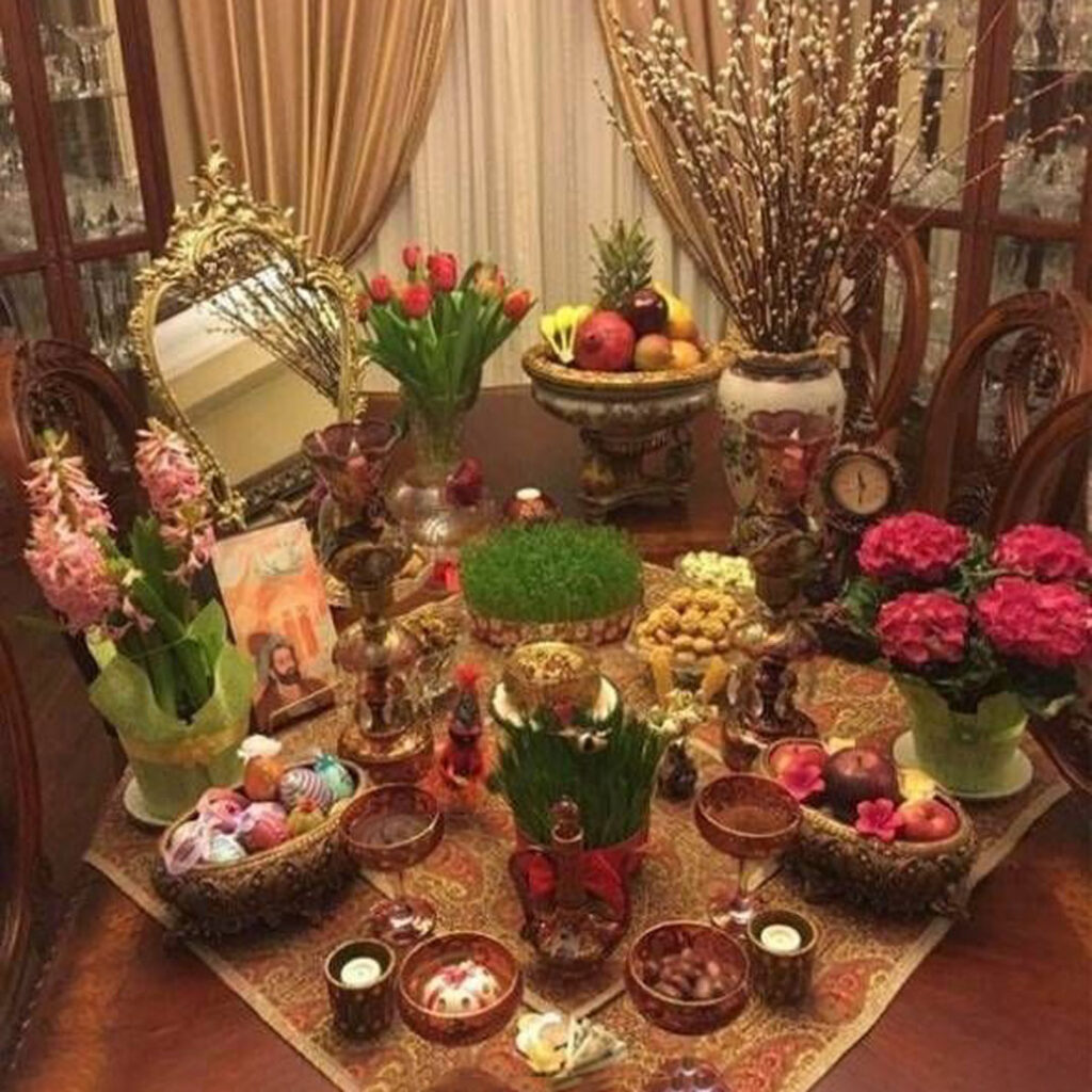 زیباترین سفره هفت سین 