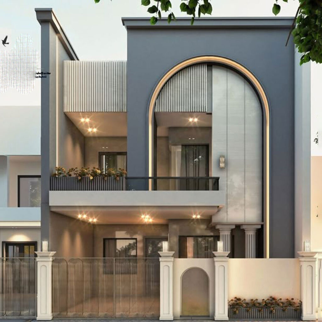 زیباترین نمای بیرونی خانه ویلایی