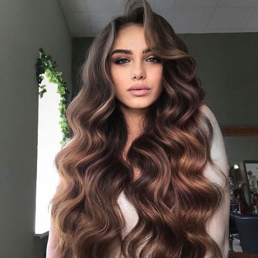 موی کرلی بلند زنانه زیبا
