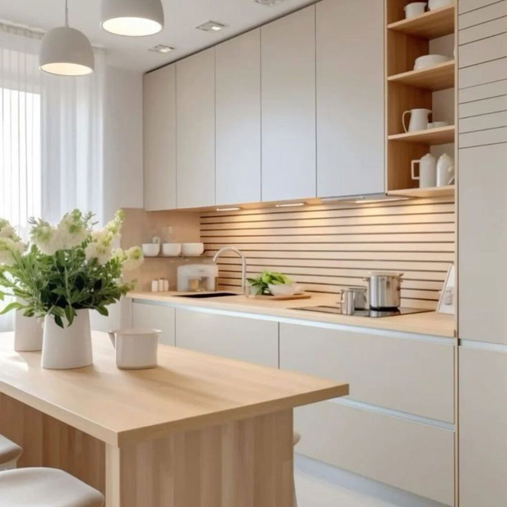کابینت آشپزخانه با طراحی زیبا و مدرن؛ کابینت آشپزخانه خاص و زیبا