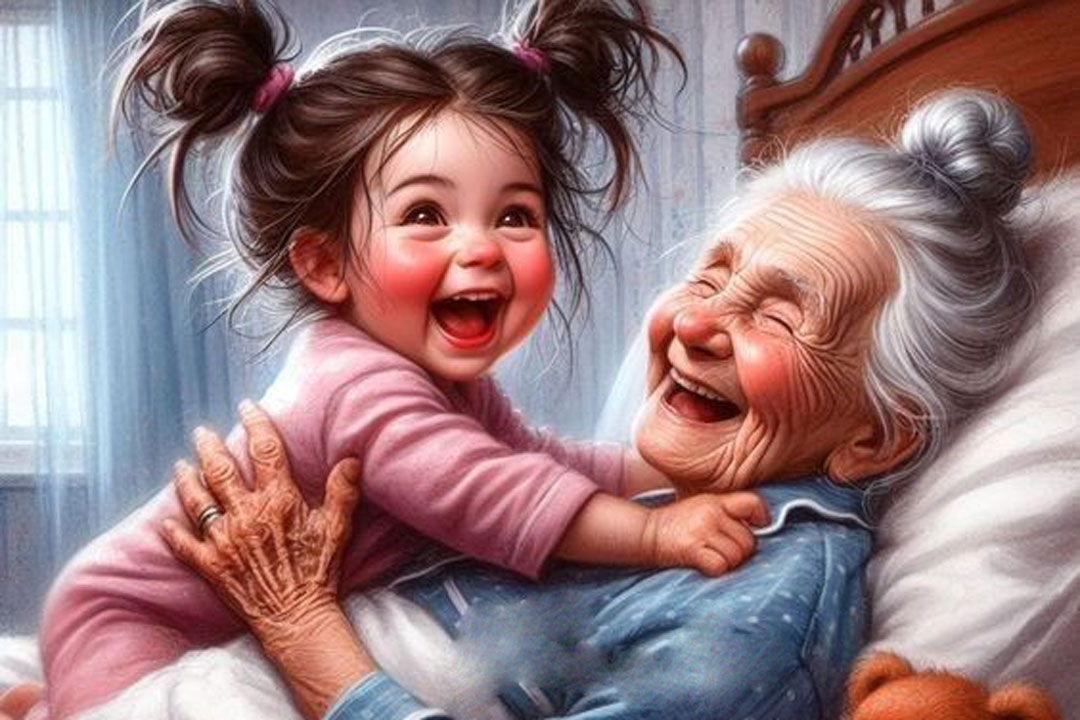 جذاب ترین و زیباترین مدل های تصویر کارتونی مادربزرگ و نوه