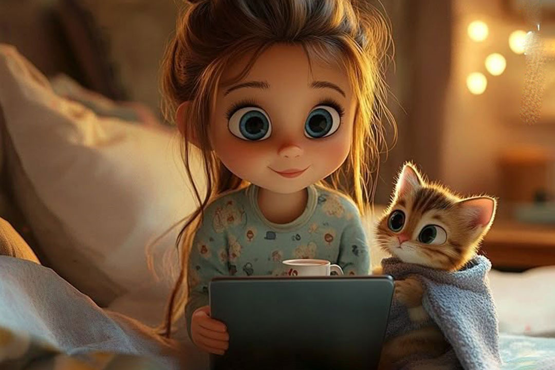 خاص ترین مدل های تصویر کارتونی دخترک بامزه و جذاب