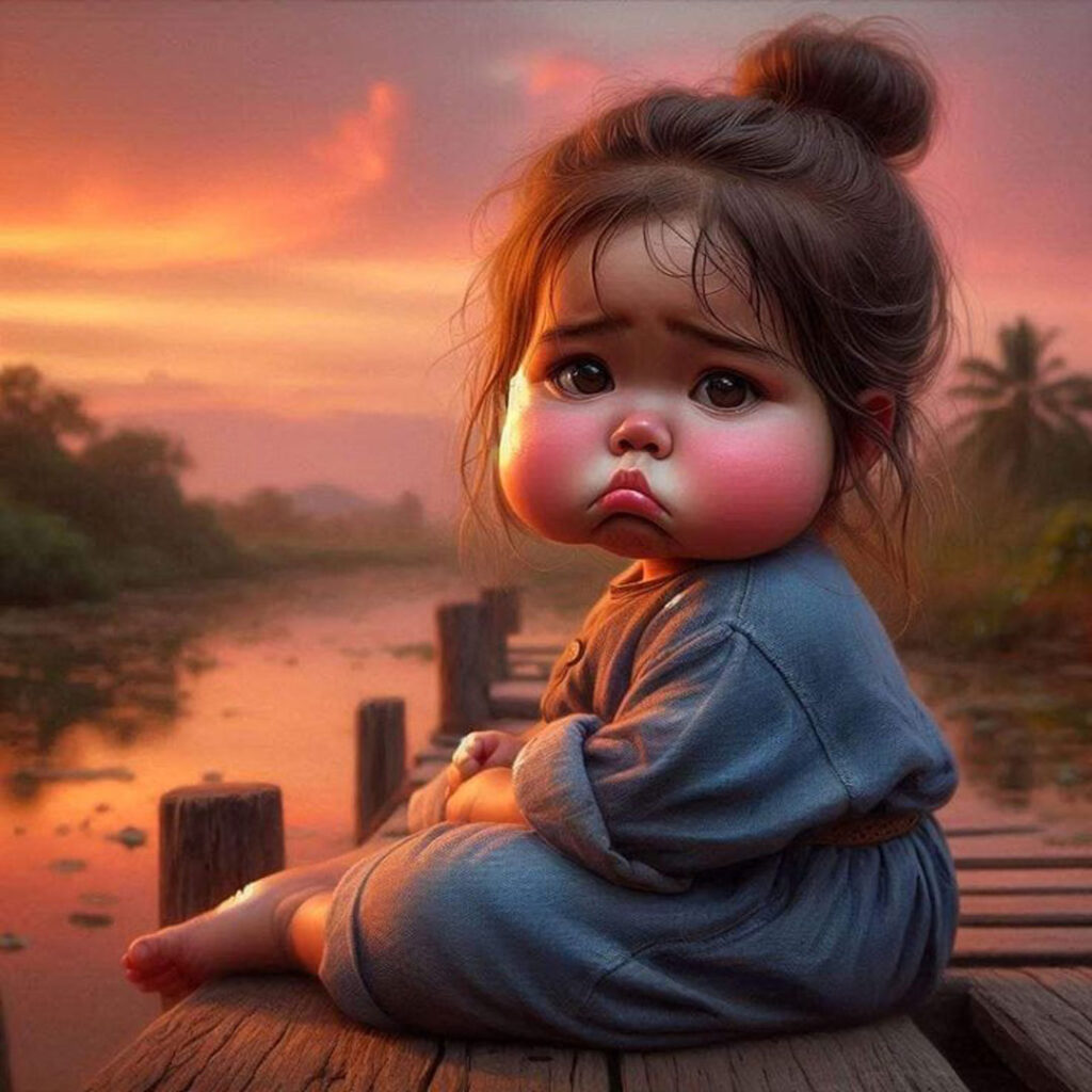 عکس پروفایل عروسکی بچگانه غمگین