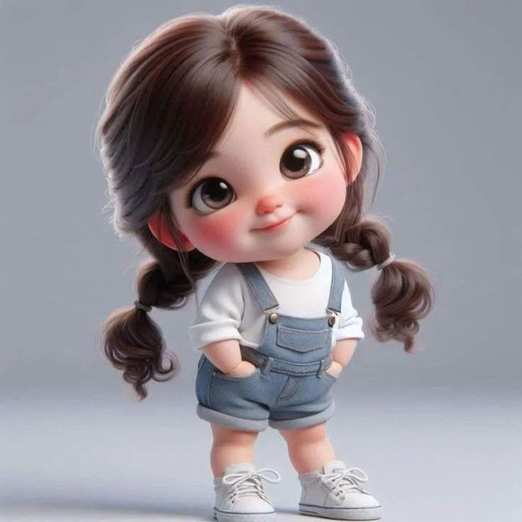 عکس پروفایل عروسکی دخترانه بامزه