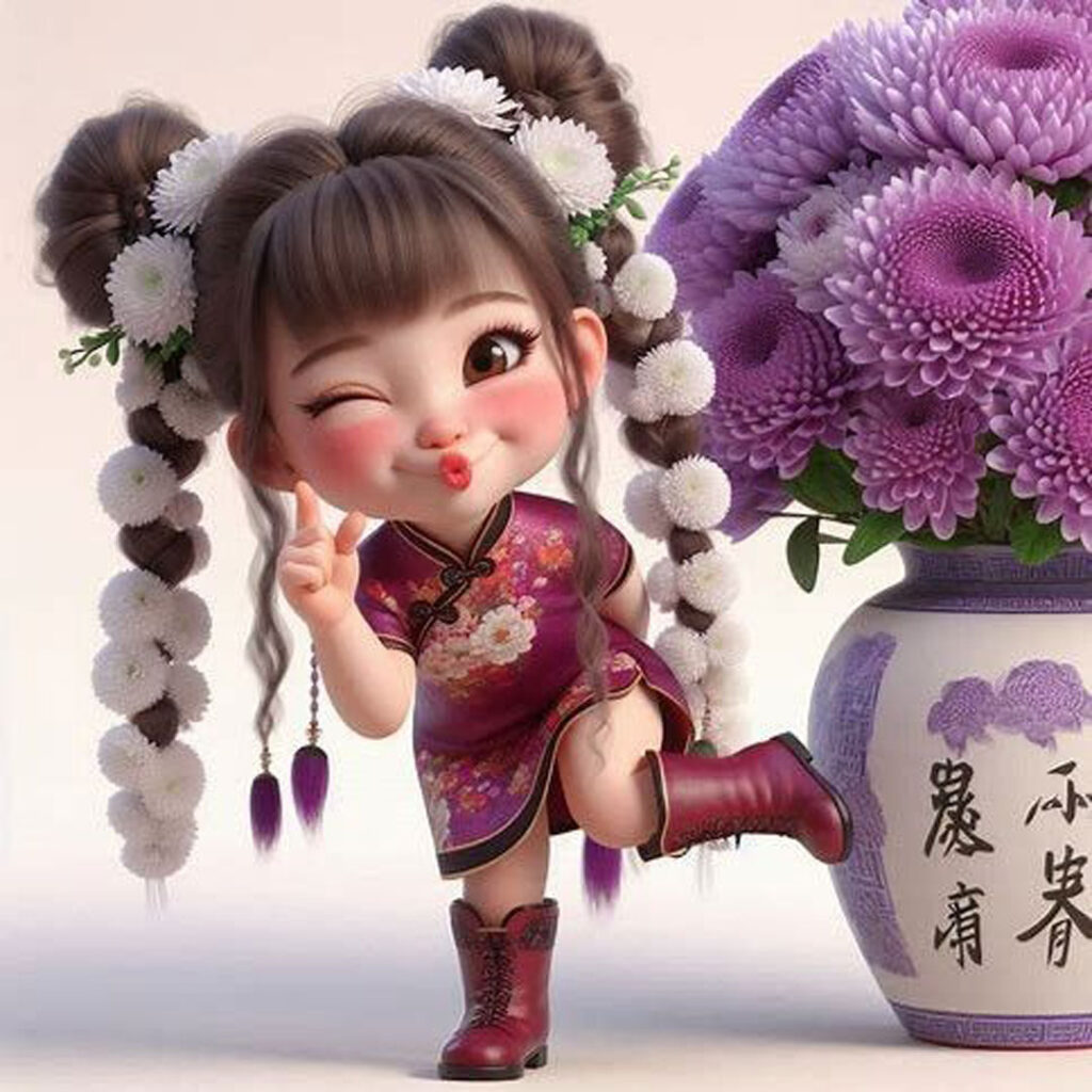 تم گوشی عروسکی دخترانه کیوت