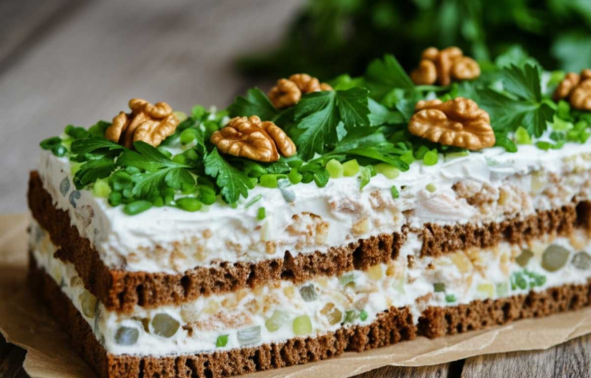طرز تهیه کیک مرغ بی‌ نهایت خوشمزه برای مهمانی (همراه با ویدئو)