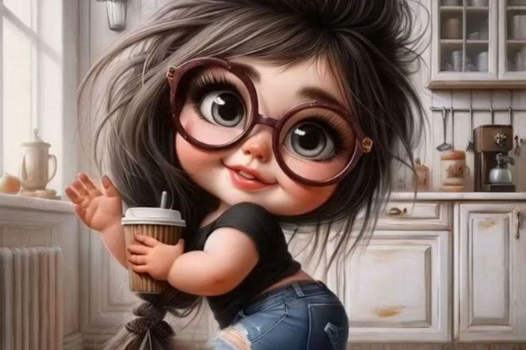 محبوب ترین مدل های عکس کارتونی دخترانه بامزه و جذاب