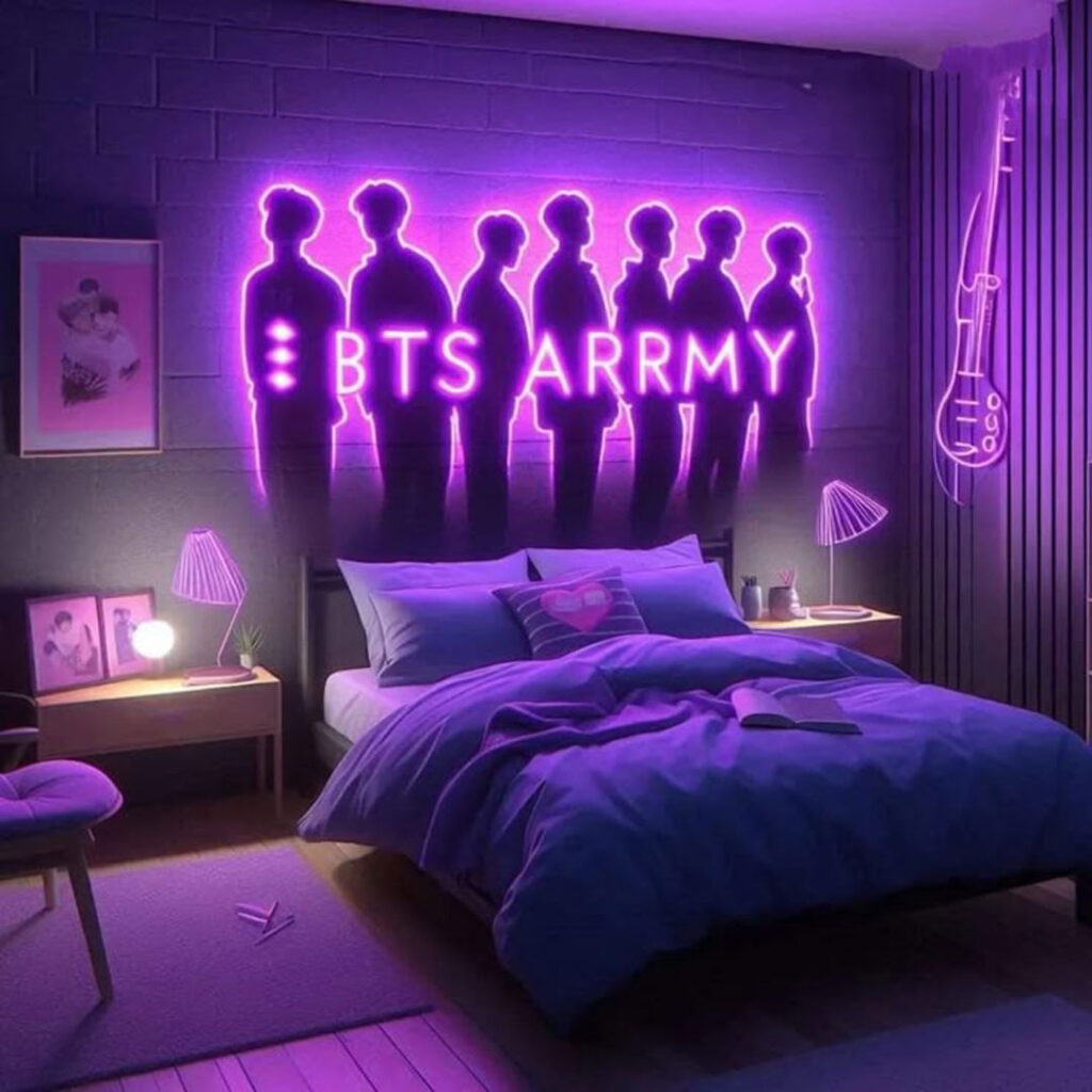 جذاب ترین دکوراسیون اتاق خواب با الهام از BTS