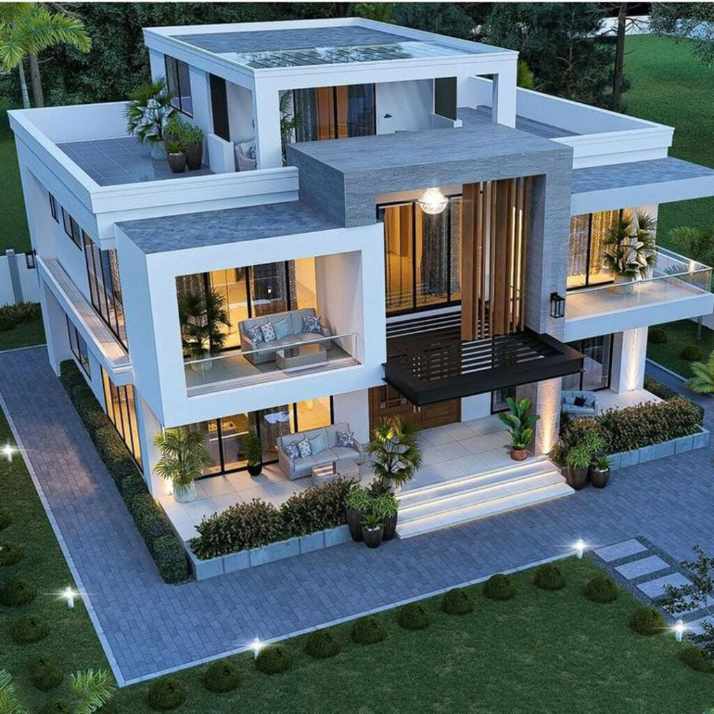زیباترین طراحی نمای ساختمان 