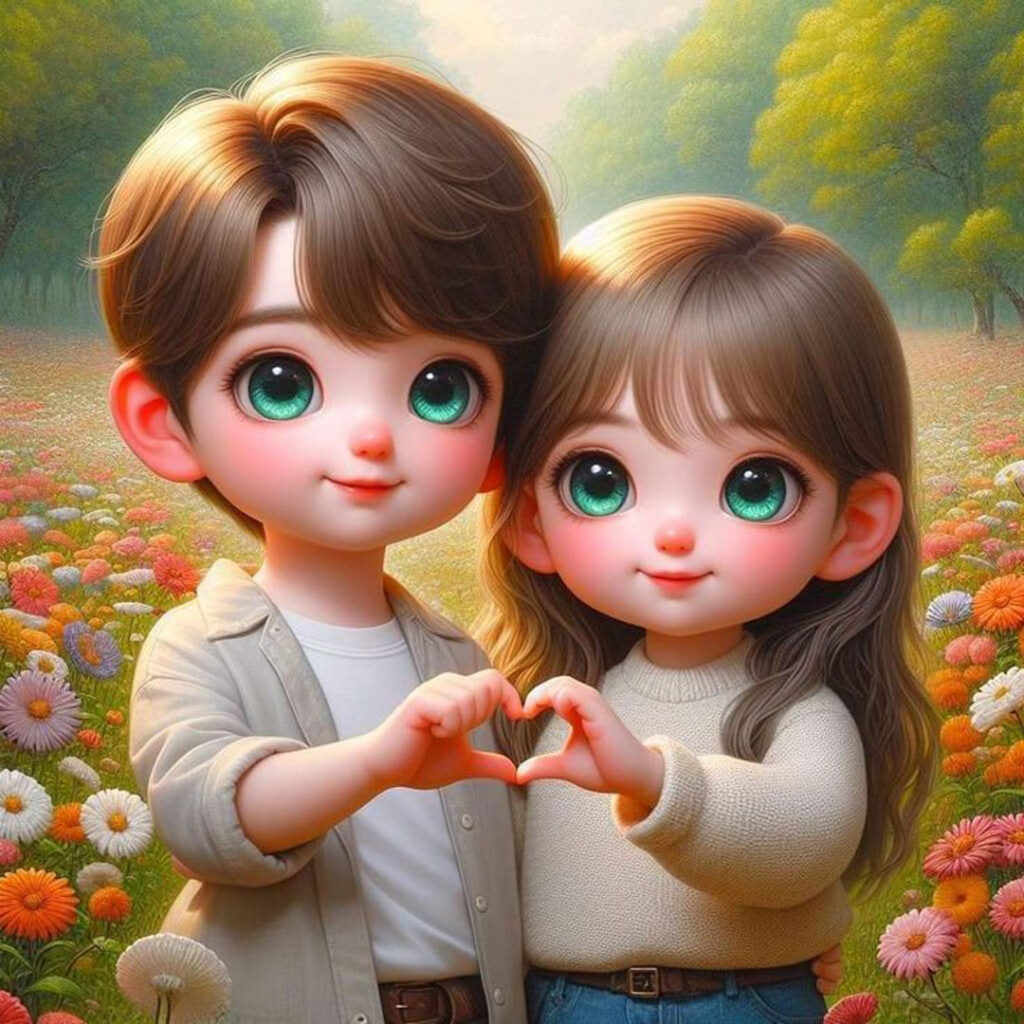 عکس پروفایل کارتونی عاشقانه زیبا