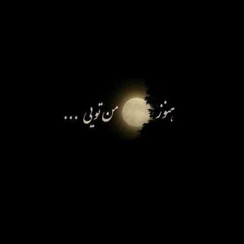 خاص ترین عکس نوشته با تم ماه
