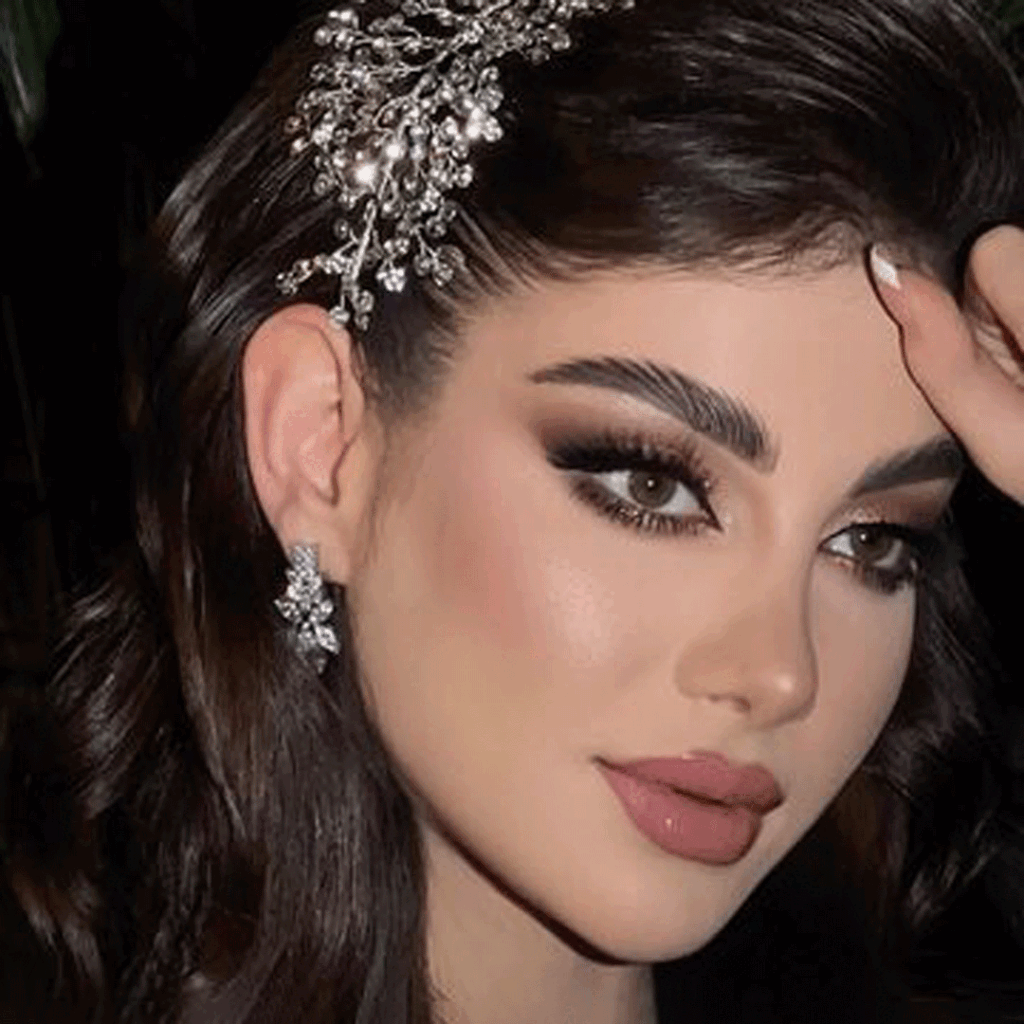 میکاپ عروس به سبک عربی زیبا