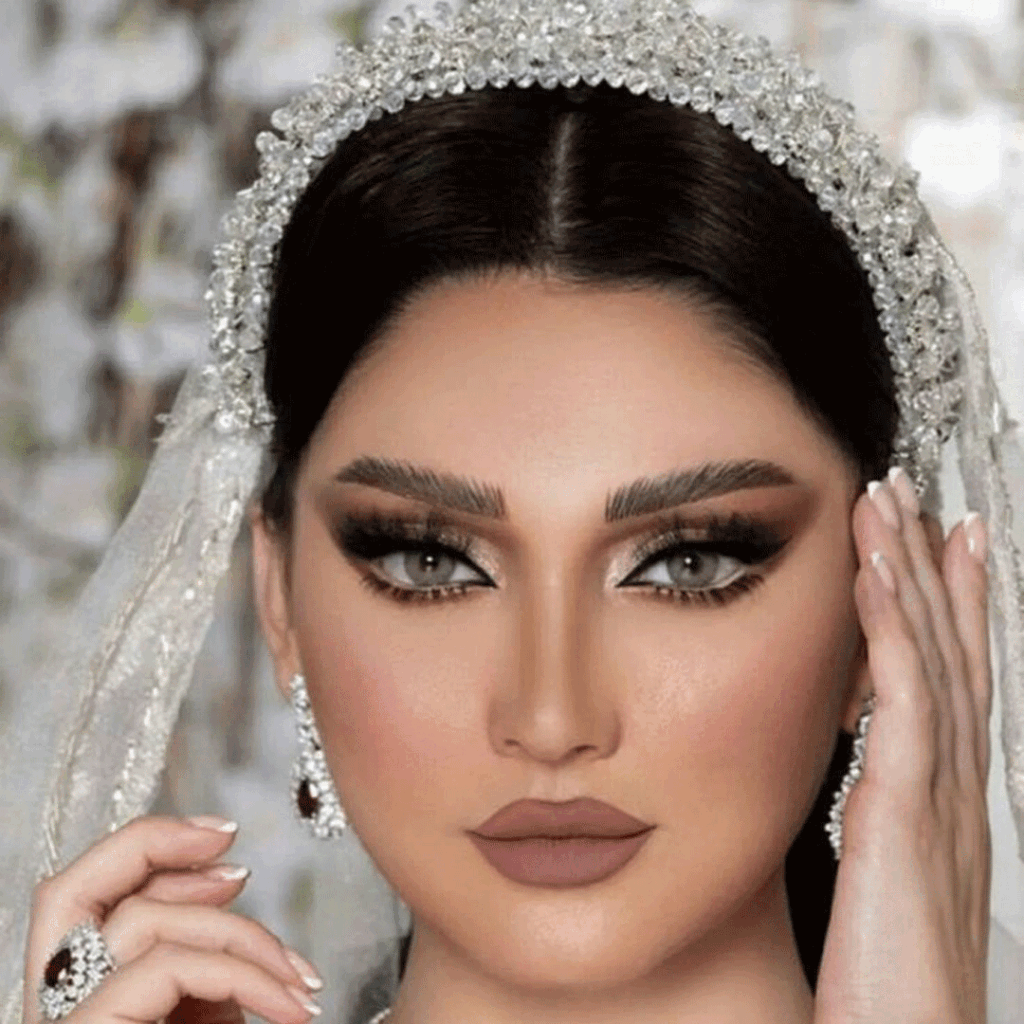 میکاپ عروس به سبک عربی جذاب