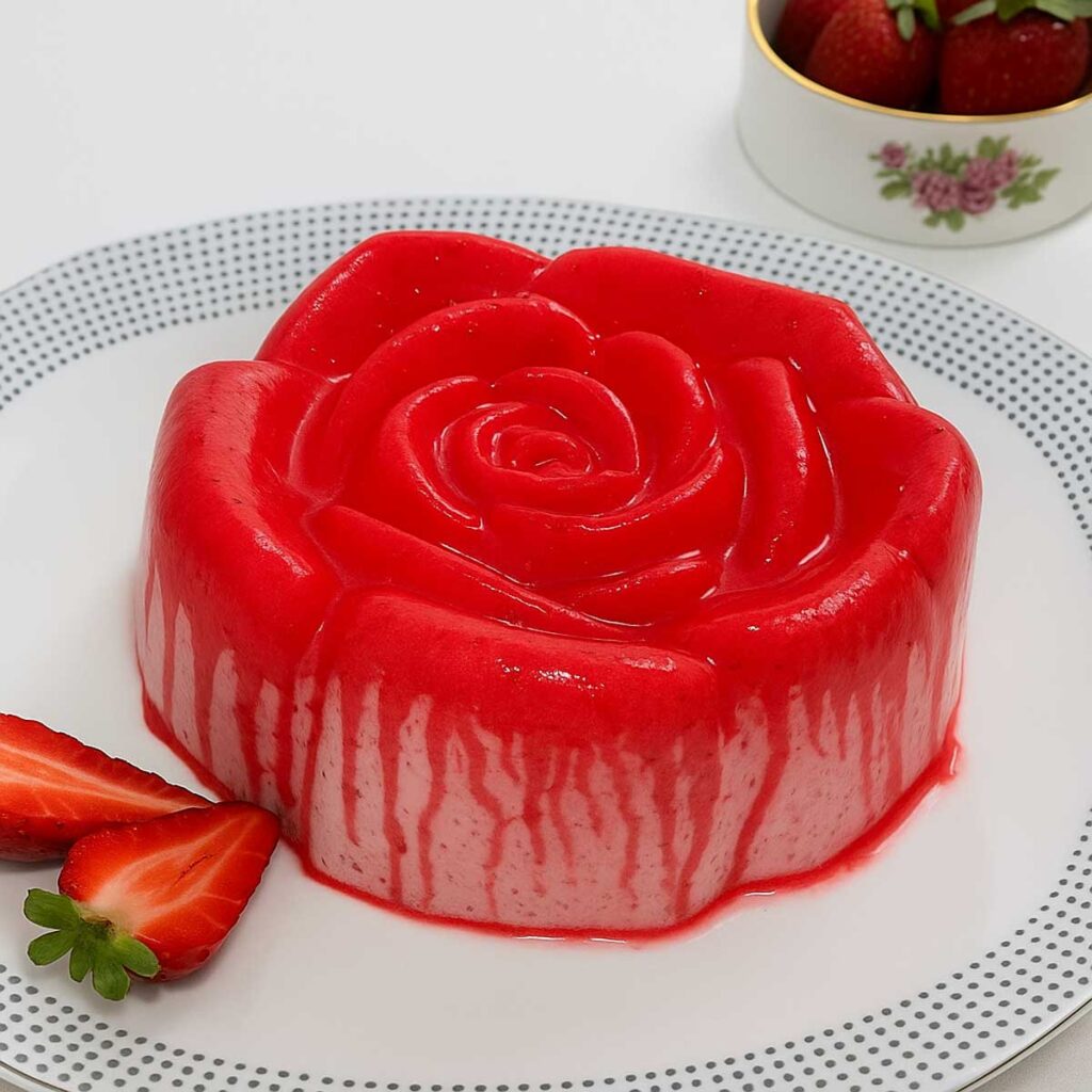 دسر ژله ای کافی‌ شاپی