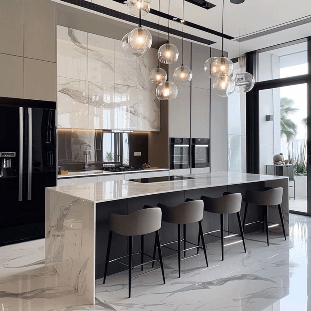 طراحی کابینت آشپزخانه دکوراتیو