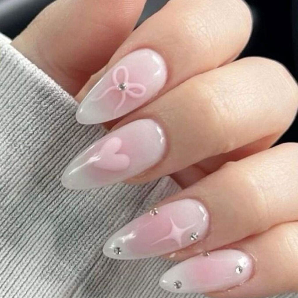 طرح‌ پاپیونی برای ناخن شیک