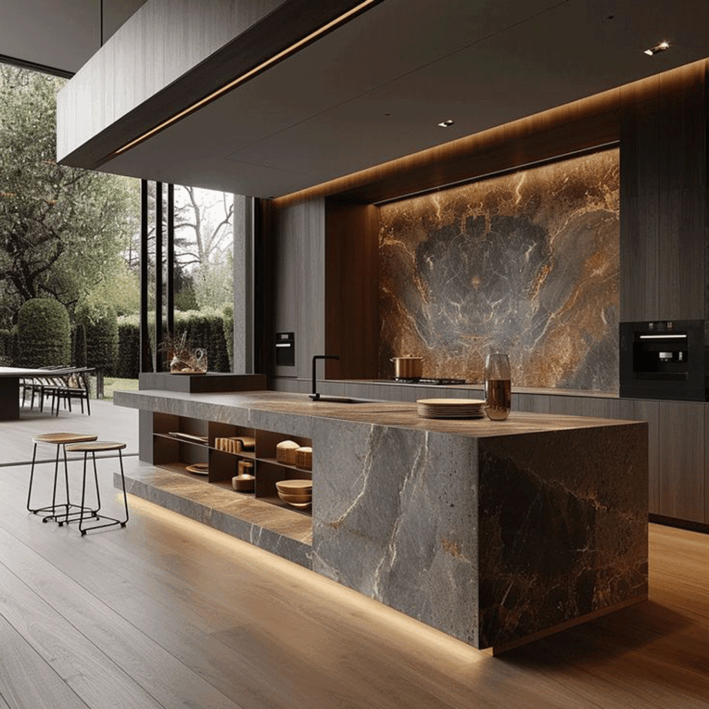 طراحی کابینت آشپزخانه لوکس در سال 2025 