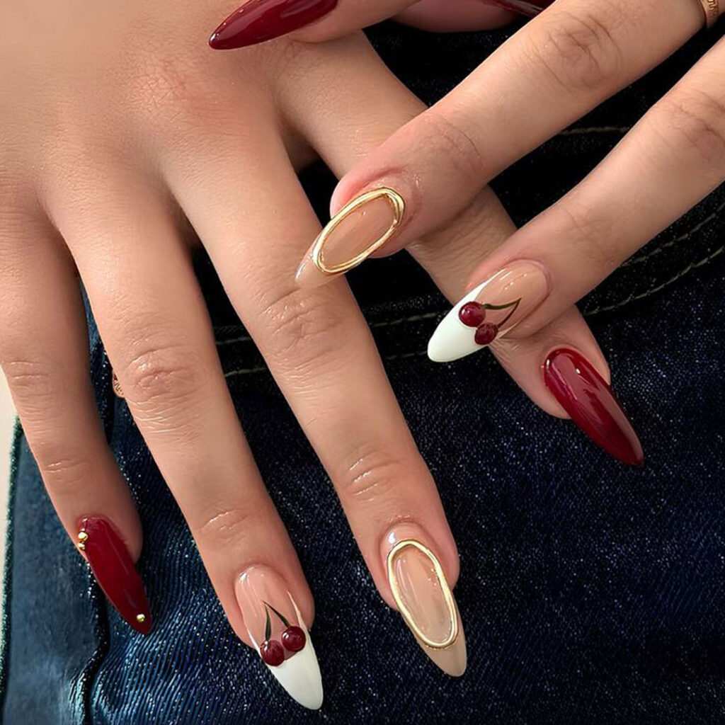 طراحی ناخن تابستانی کیوت
