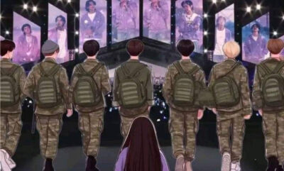 عکس پروفایل آرمی با تم BTS