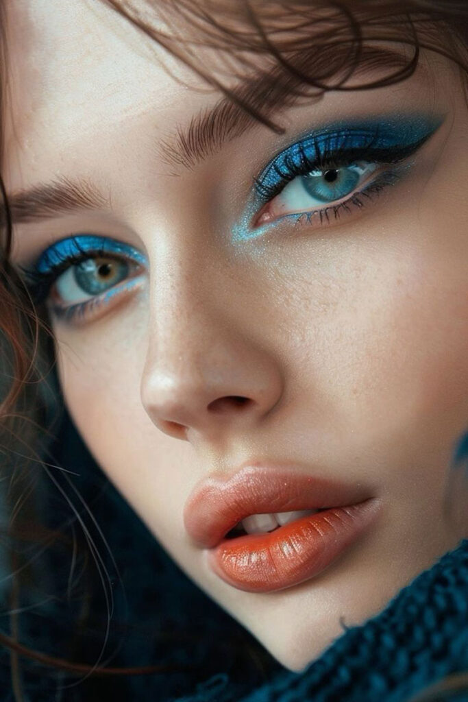 چگونه با سایه آبی، آرایش چشم خیره‌کننده‌ تری داشته باشیم؟ 