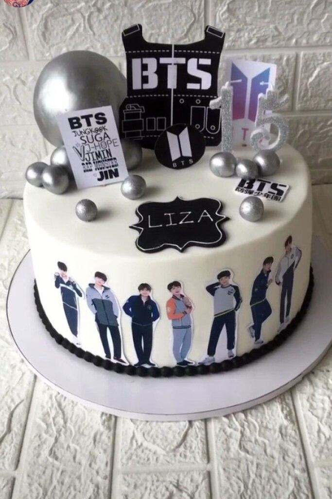 کیک تولد خاص و لاکچری 2025 با طرح BTS