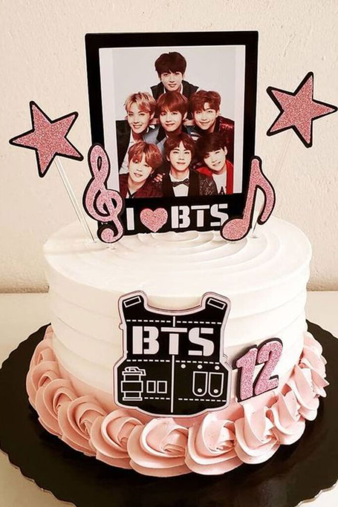 کیک تولد خاص و لاکچری 2025 با طرح BTS