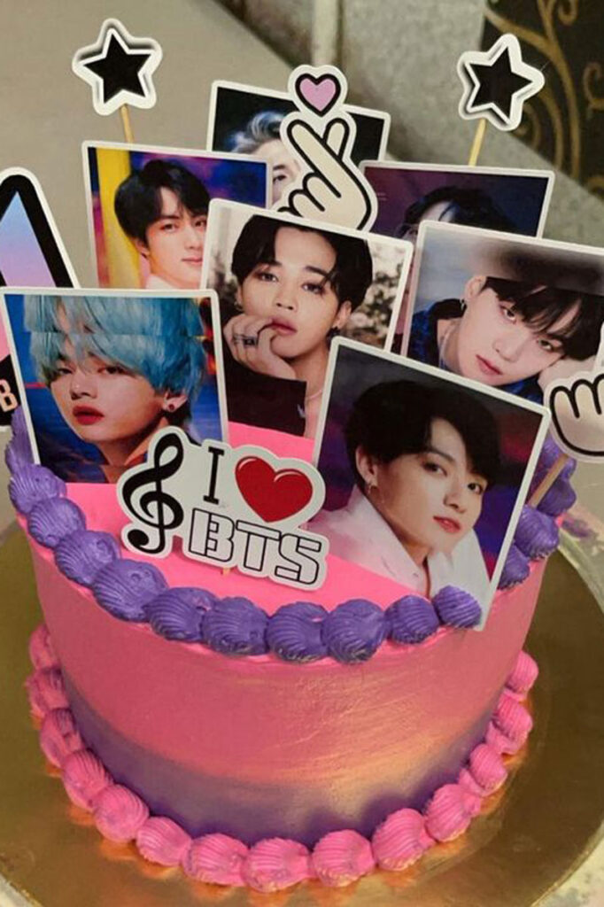 کیک تولد خاص و لاکچری 2025 با طرح BTS