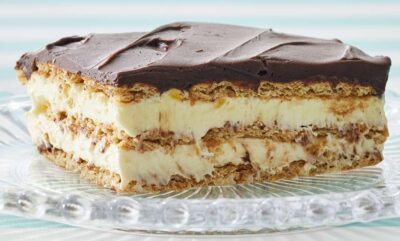 طرز تهیه کیک یخچالی اکلر ساده و بدون نیاز به فر