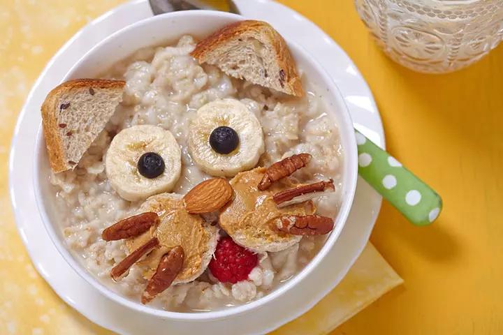 حریره جو دوسر و بادام برای دادن بادام به کودک