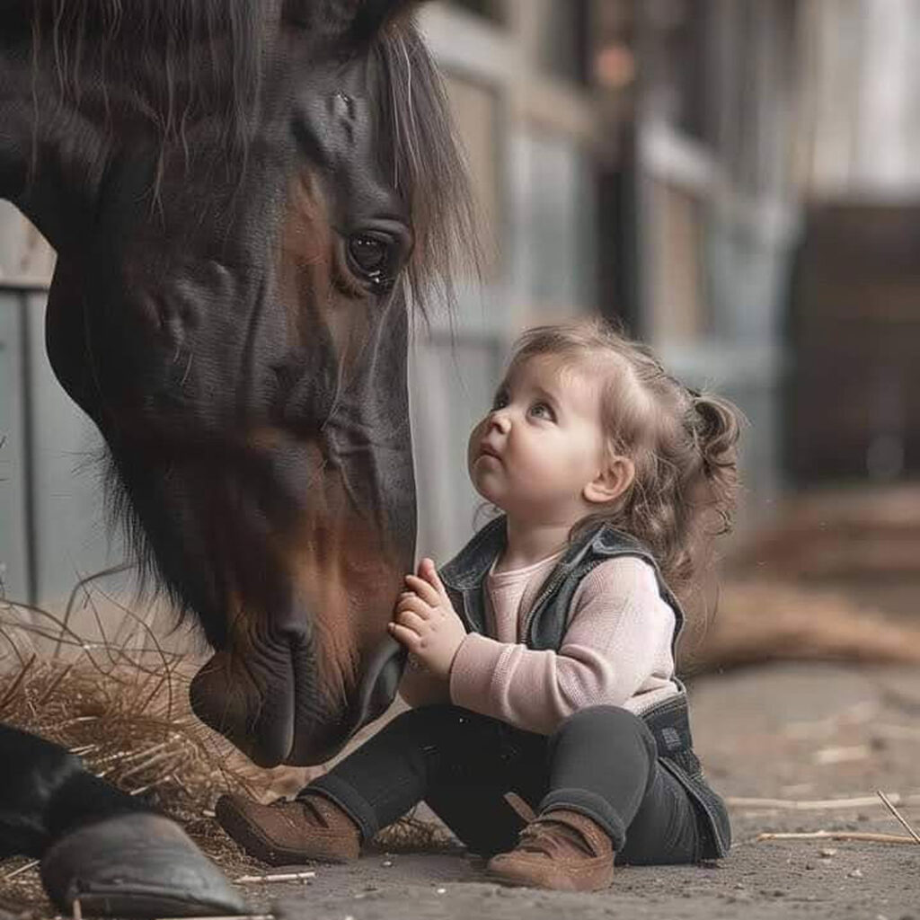 ژست خاص عکاسی کودک در طبیعت