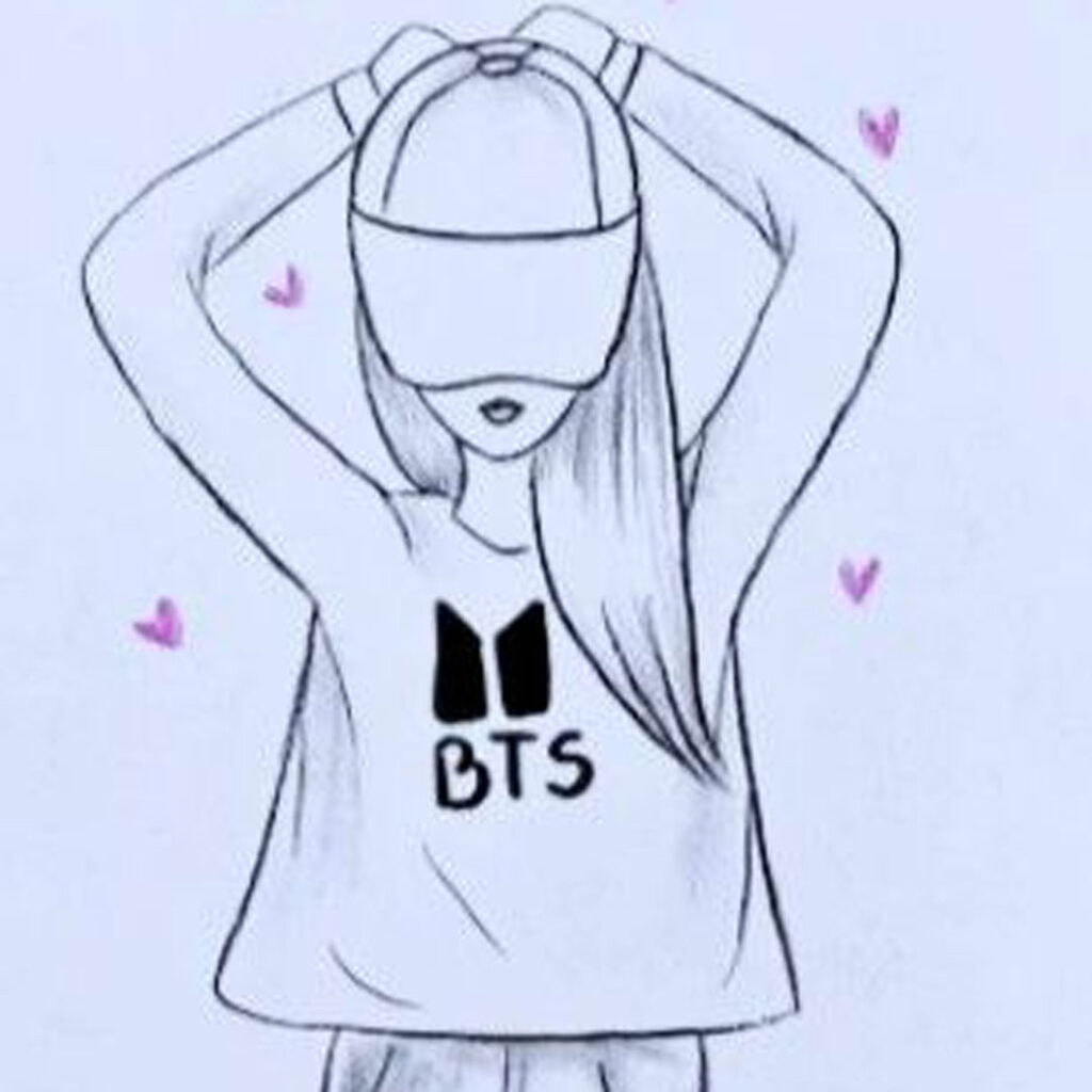 نقاشی‌ دیجیتال و دستی از BTS برای آرمی
