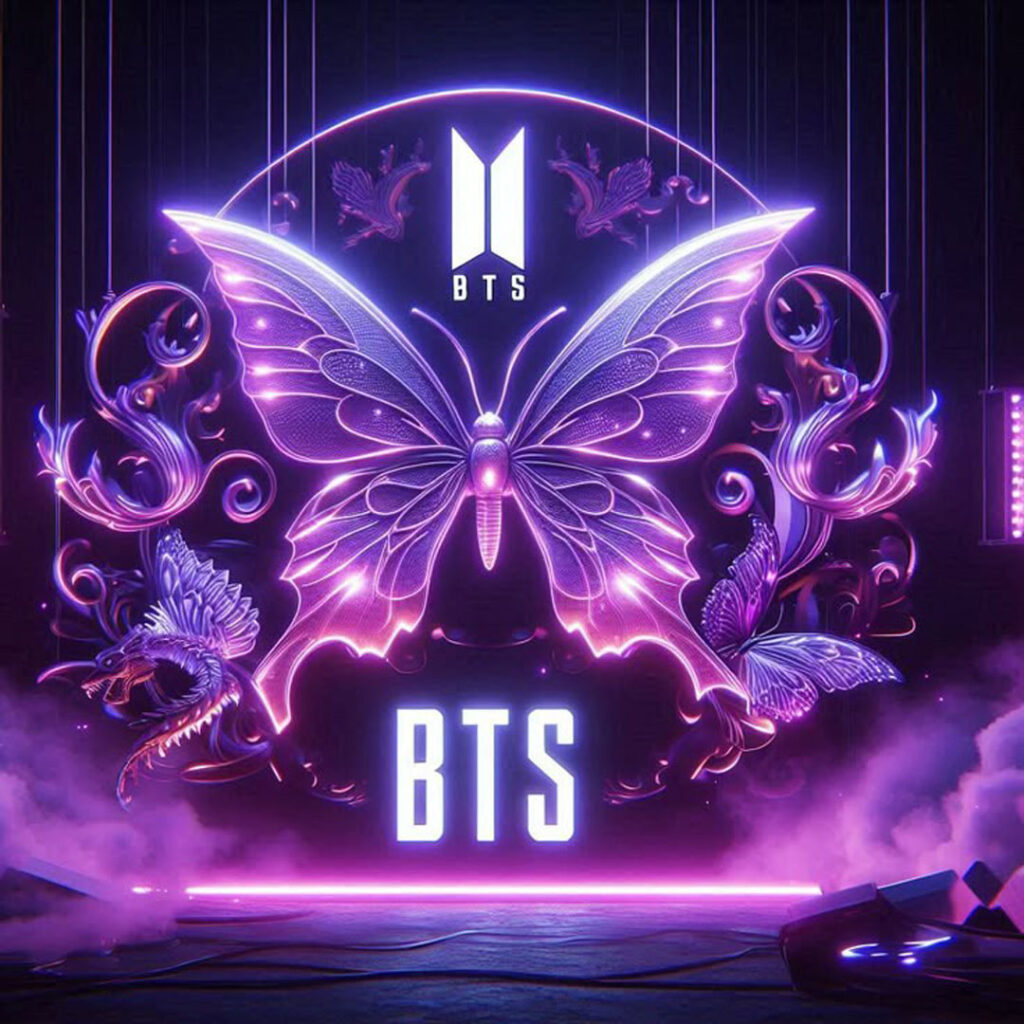 جذاب ترین لوگو BTS برای پس‌ زمینه و پروفایل