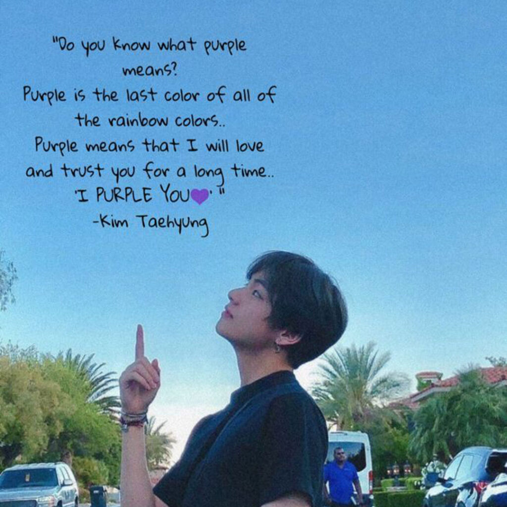 والپیپر با متن آهنگ‌ جذاب BTS