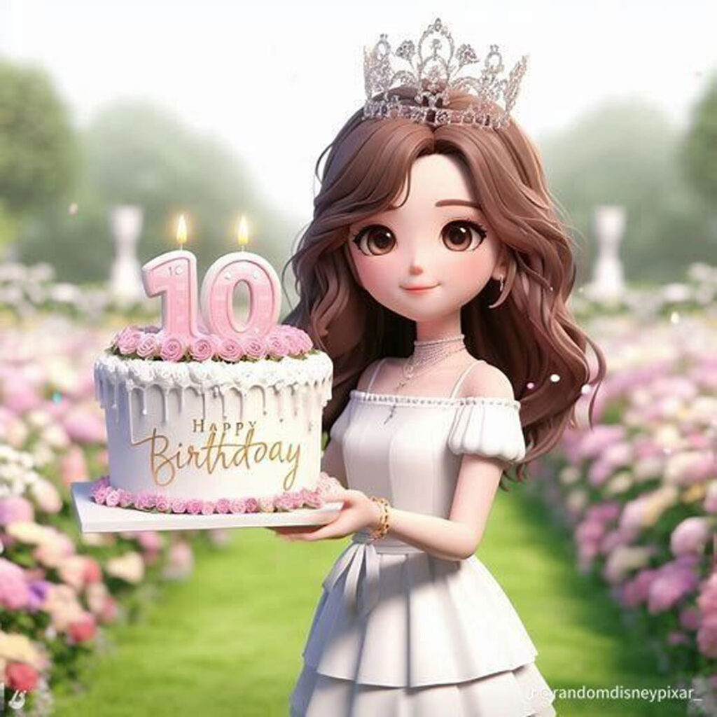 عکس‌ تولد دخترانه پرنسسی برای پروفایل