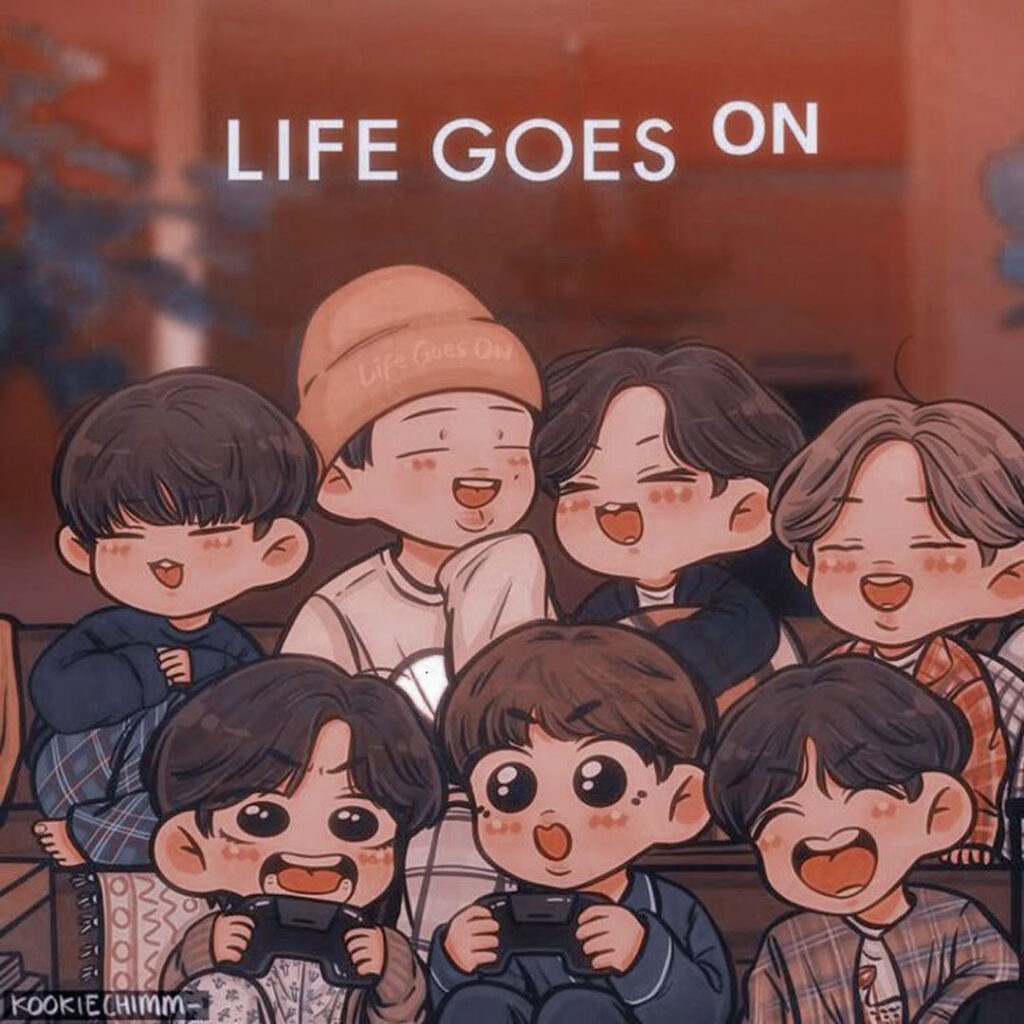 عکس انیمیشنی BTS خاص و جذاب